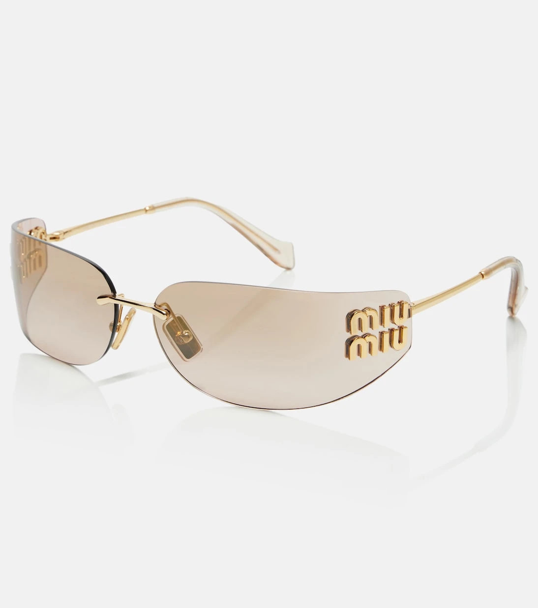 Miu Miu - Logo oval sunglasses