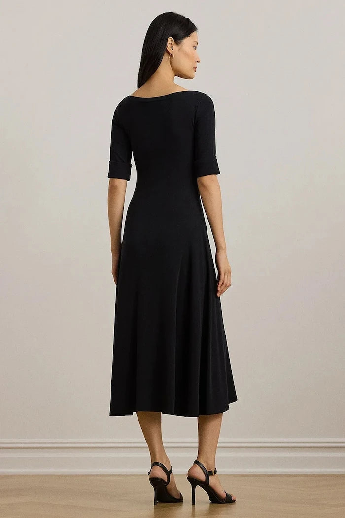 Lauren Ralph Lauren pamuklu kloş elbise