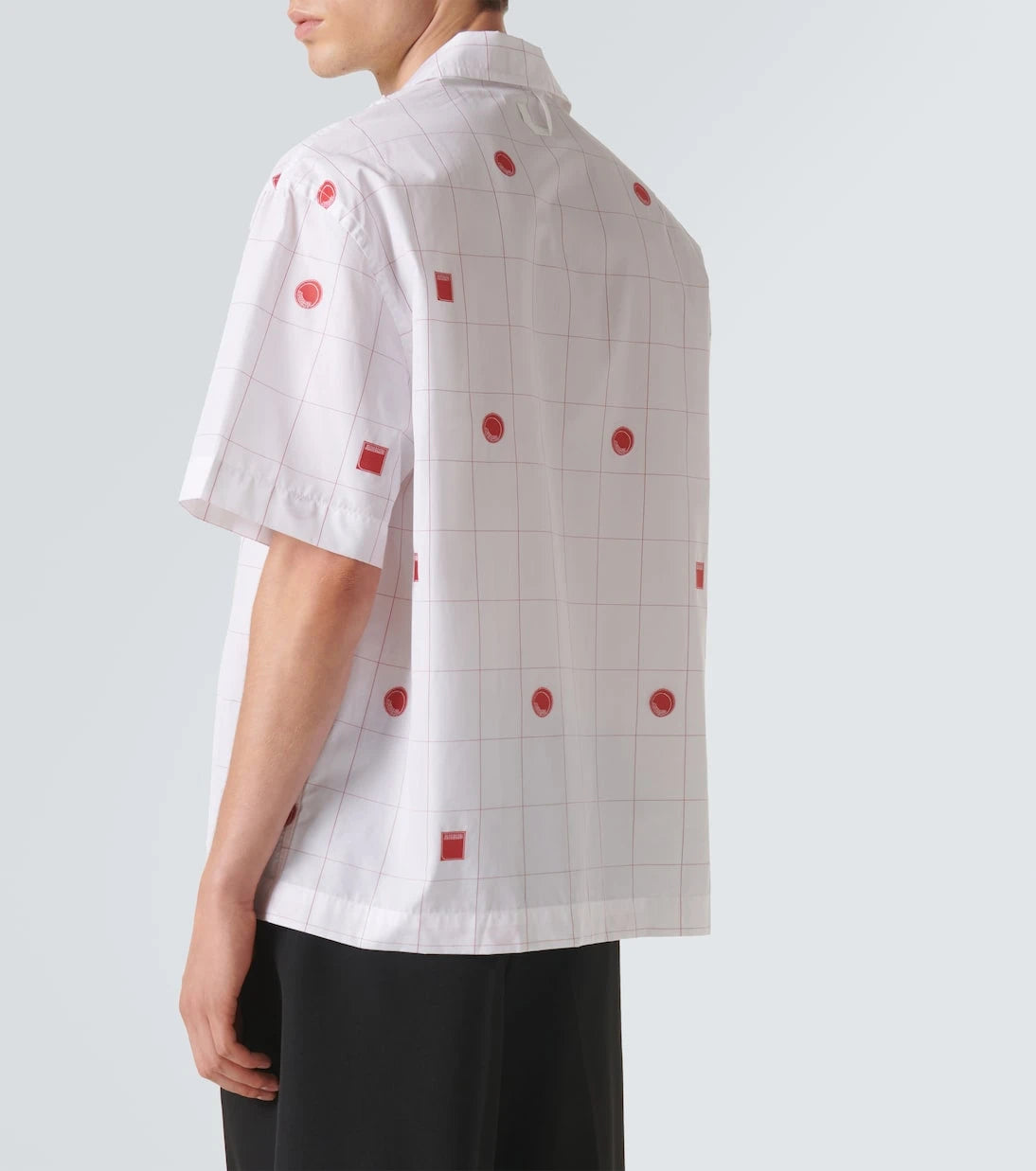 Jacquemus - Checked cotton jacquard bowling shirt