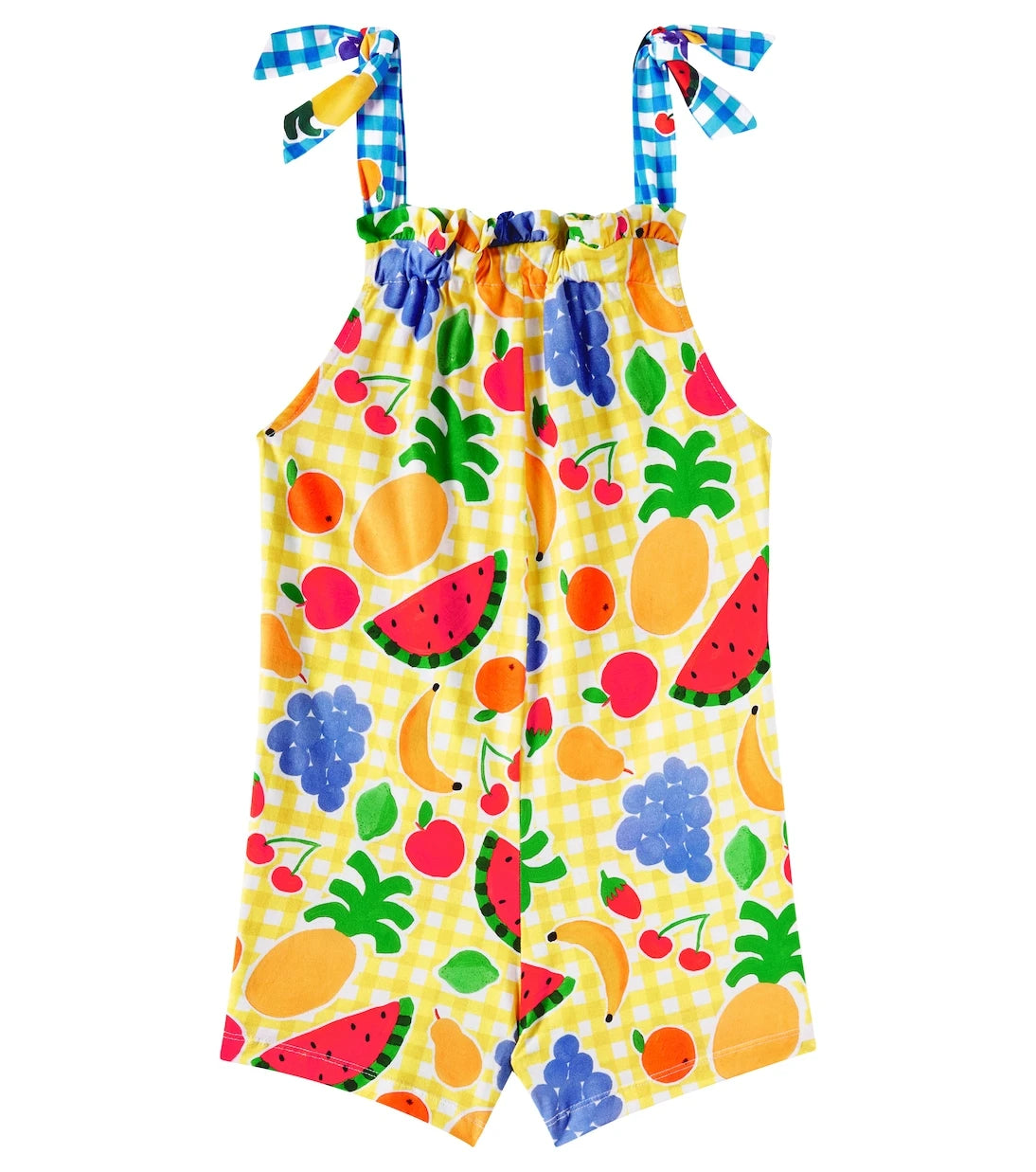 Fábula - Picnic printed cotton romper