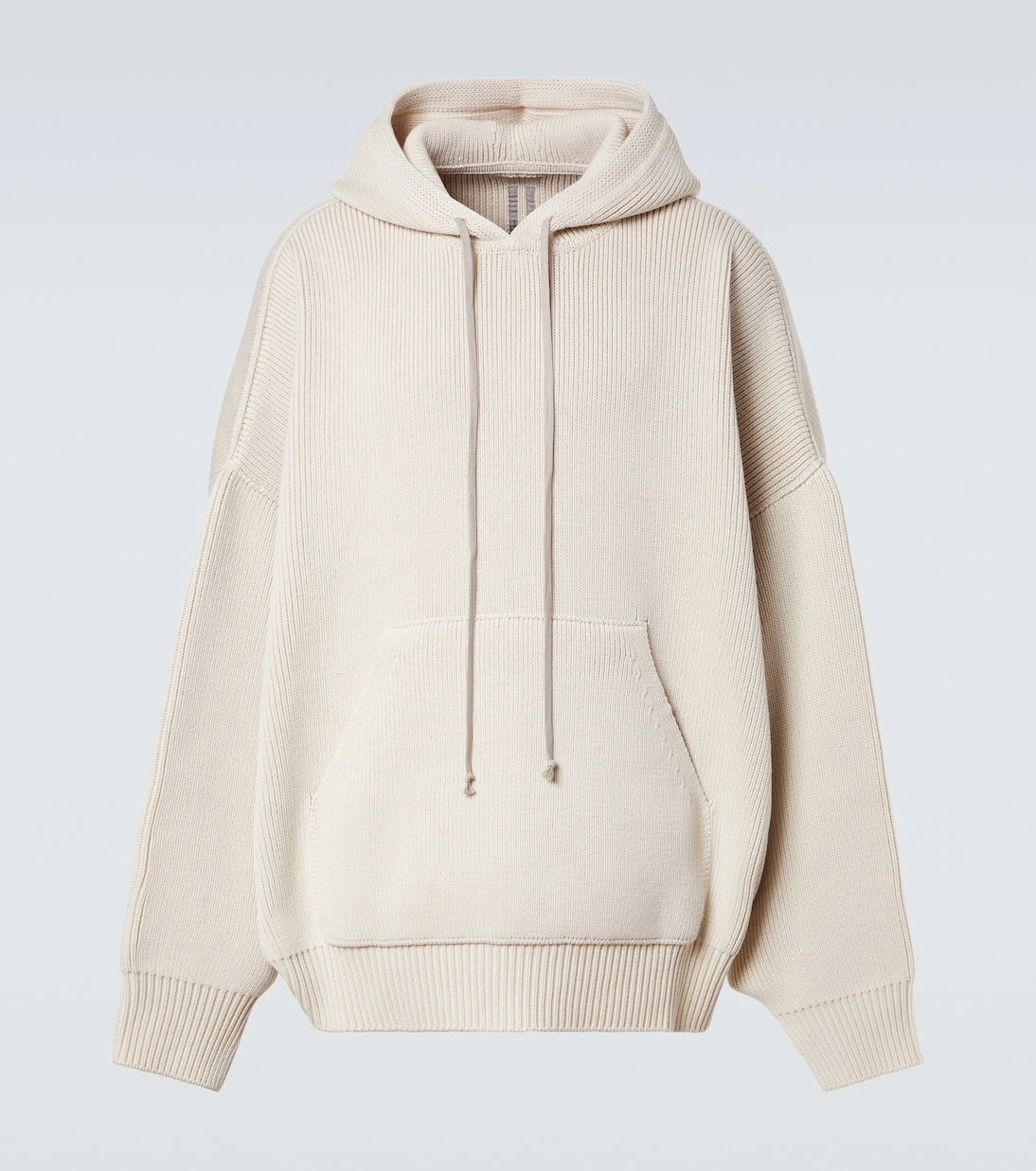 Rick Owens - Hun ribbed-knit virgin wool hoodie
