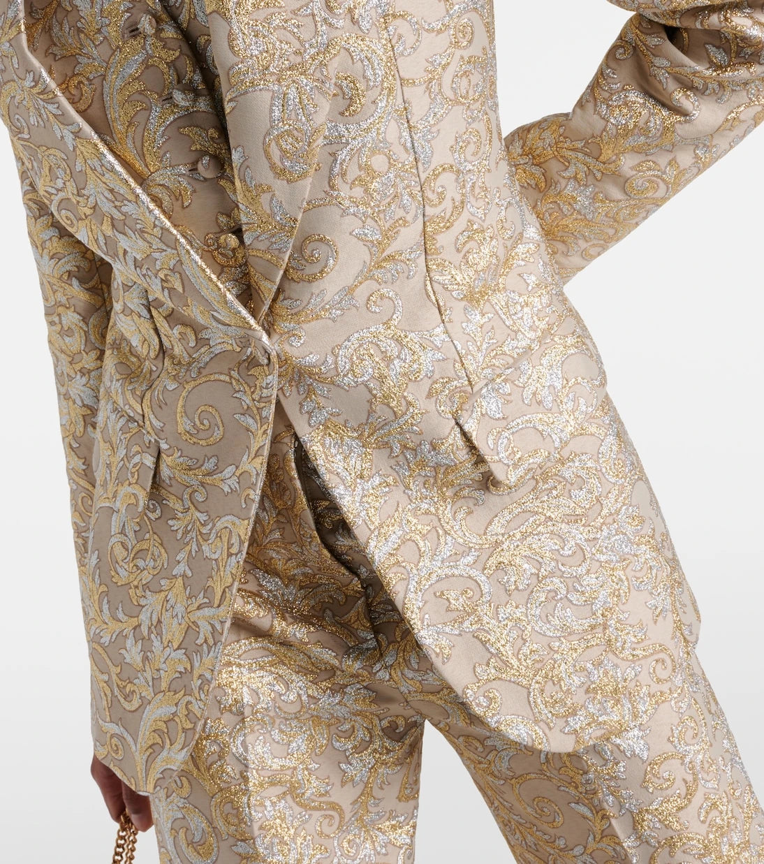 Stella McCartney - Single-breasted brocade blazer