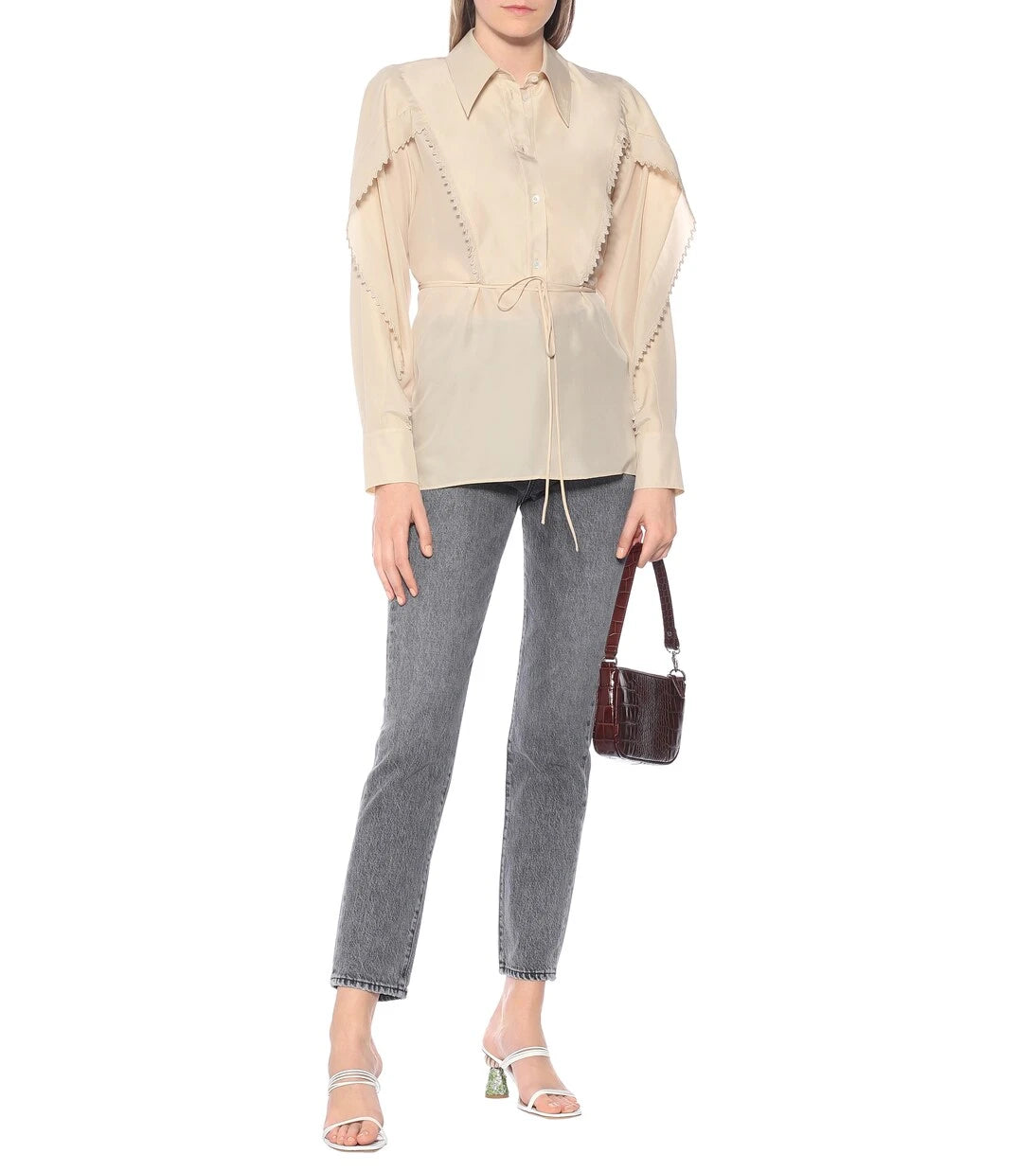 Stella McCartney - Tayla silk-georgette shirt