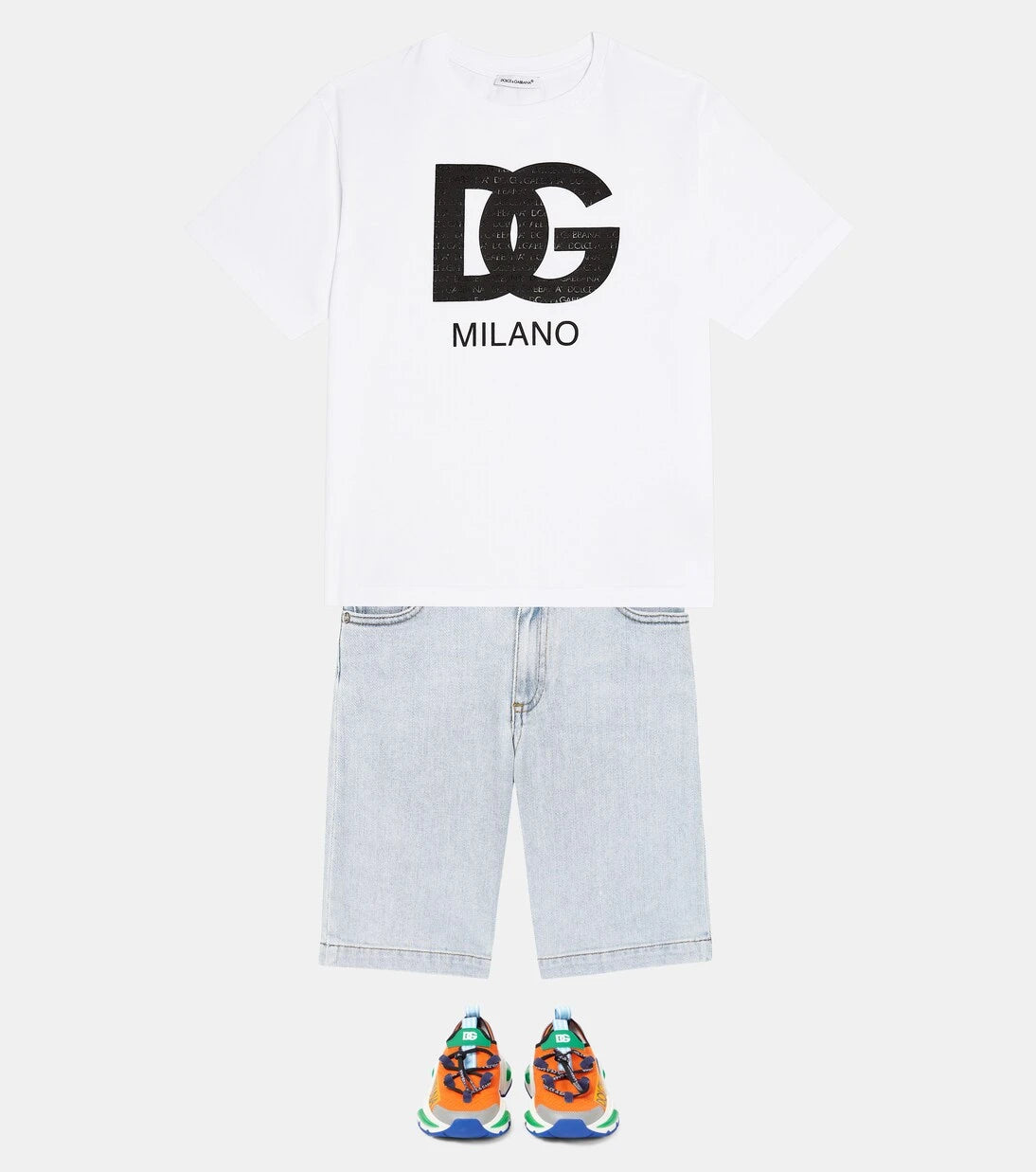 Dolce&Gabbana Kids - Denim Bermuda shorts