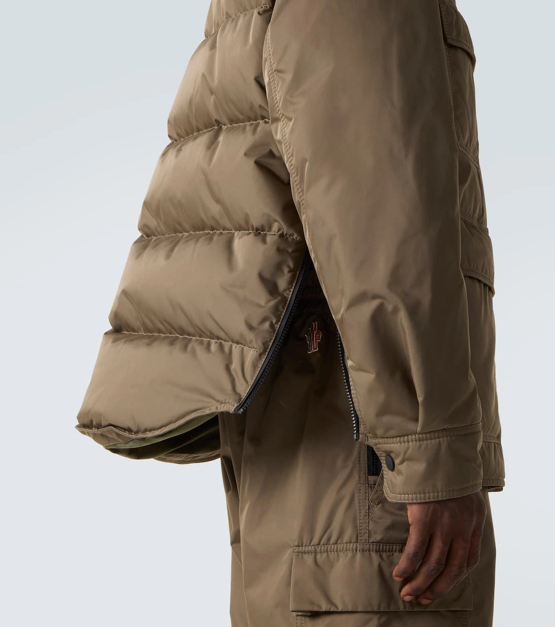 Moncler Grenoble - Waterton corduroy-trimmed down jacket