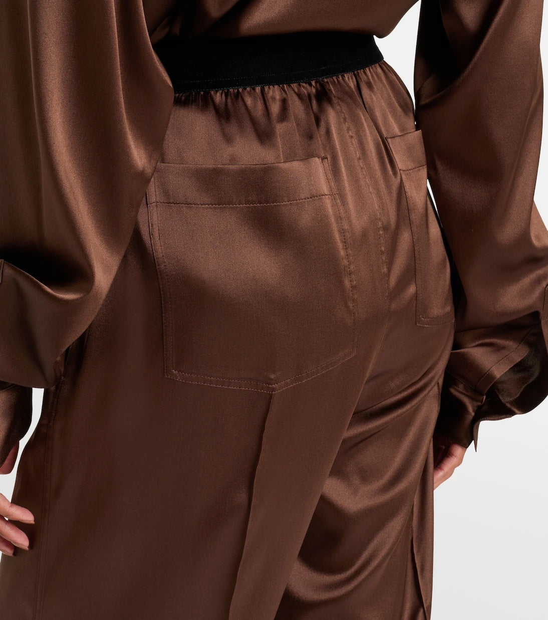 Tom Ford - Silk-blend straight pants
