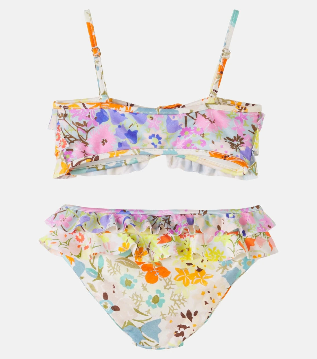 Zimmermann Kids - Solstice floral ruffled bikini