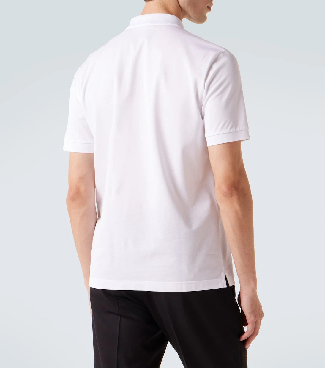 Prada - Logo cotton polo shirt