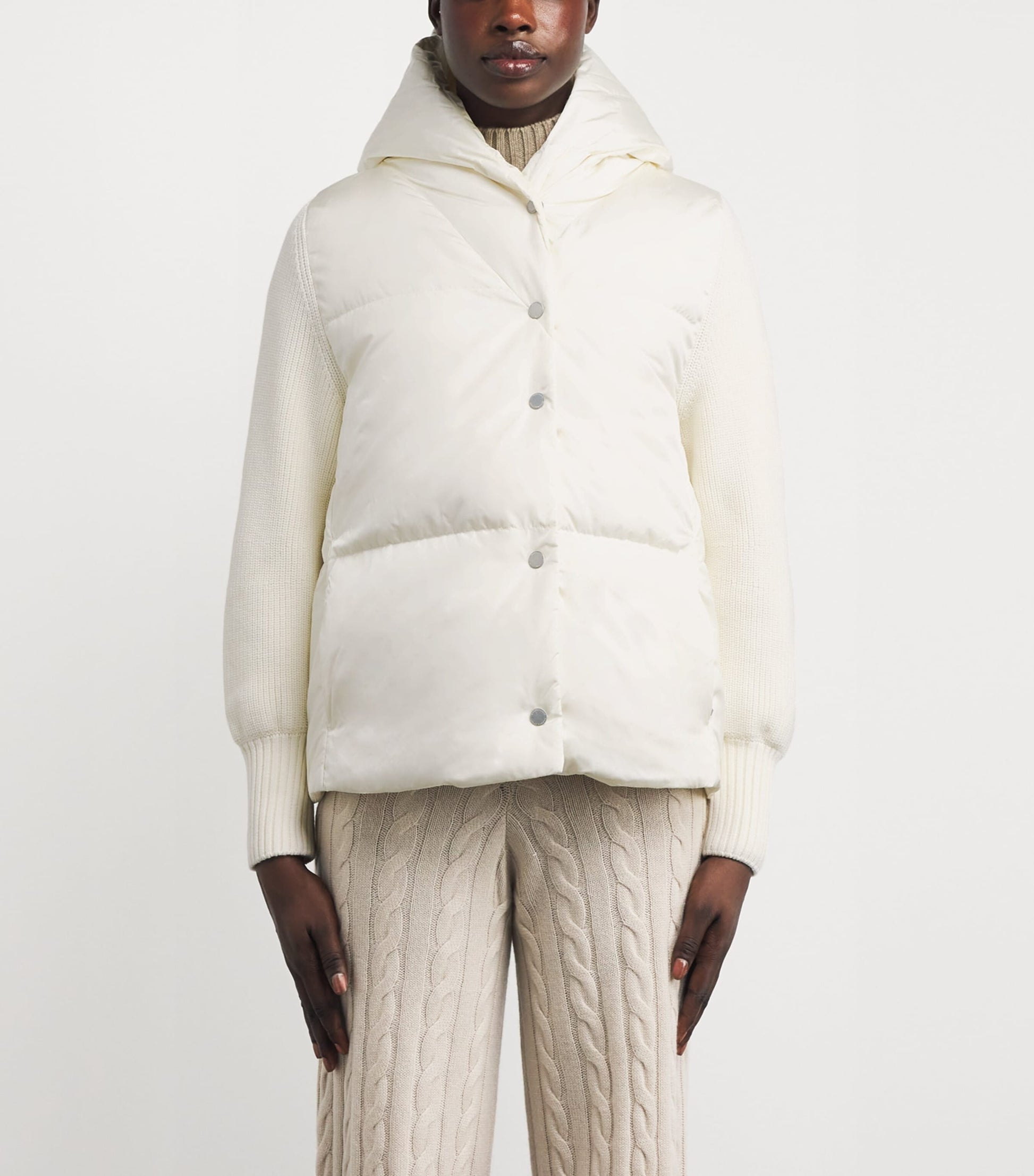 Canada Goose Ivory HyBridge Astoria Down Jacket