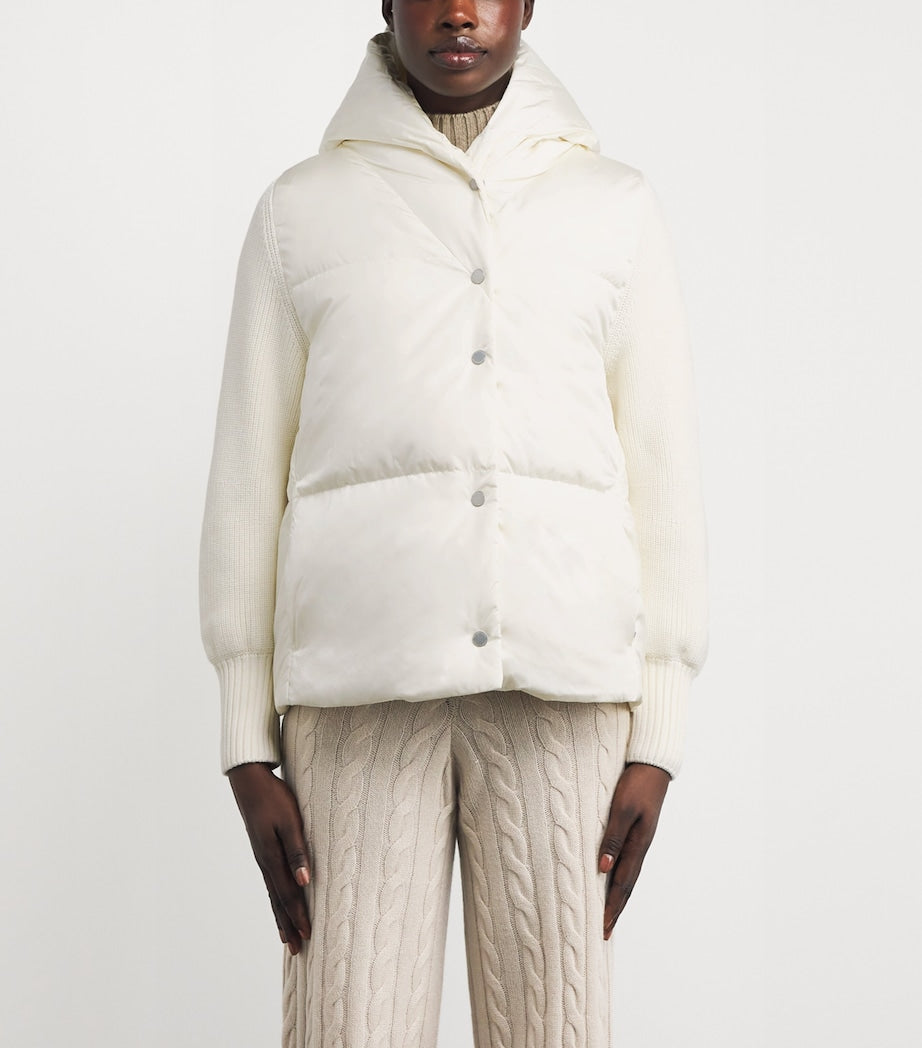 Canada Goose Ivory HyBridge Astoria Down Jacket