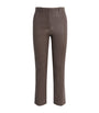 Joseph Brown Leather Coleman Trousers