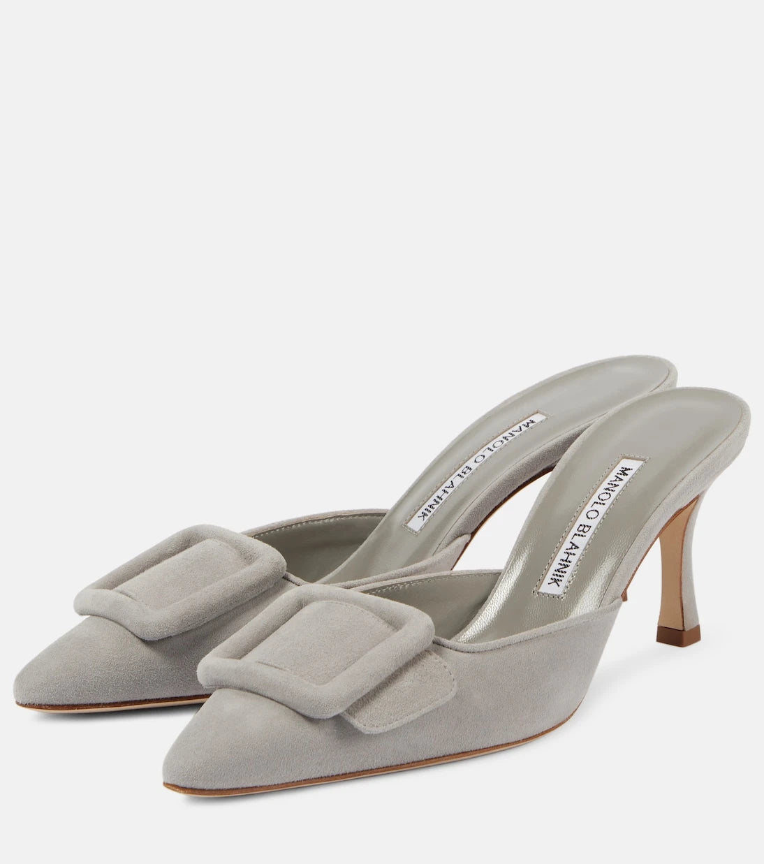 Manolo Blahnik - Maysale 70 suede mules