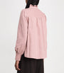 ME+EM Pink Cotton-Blend Corduroy Blouse