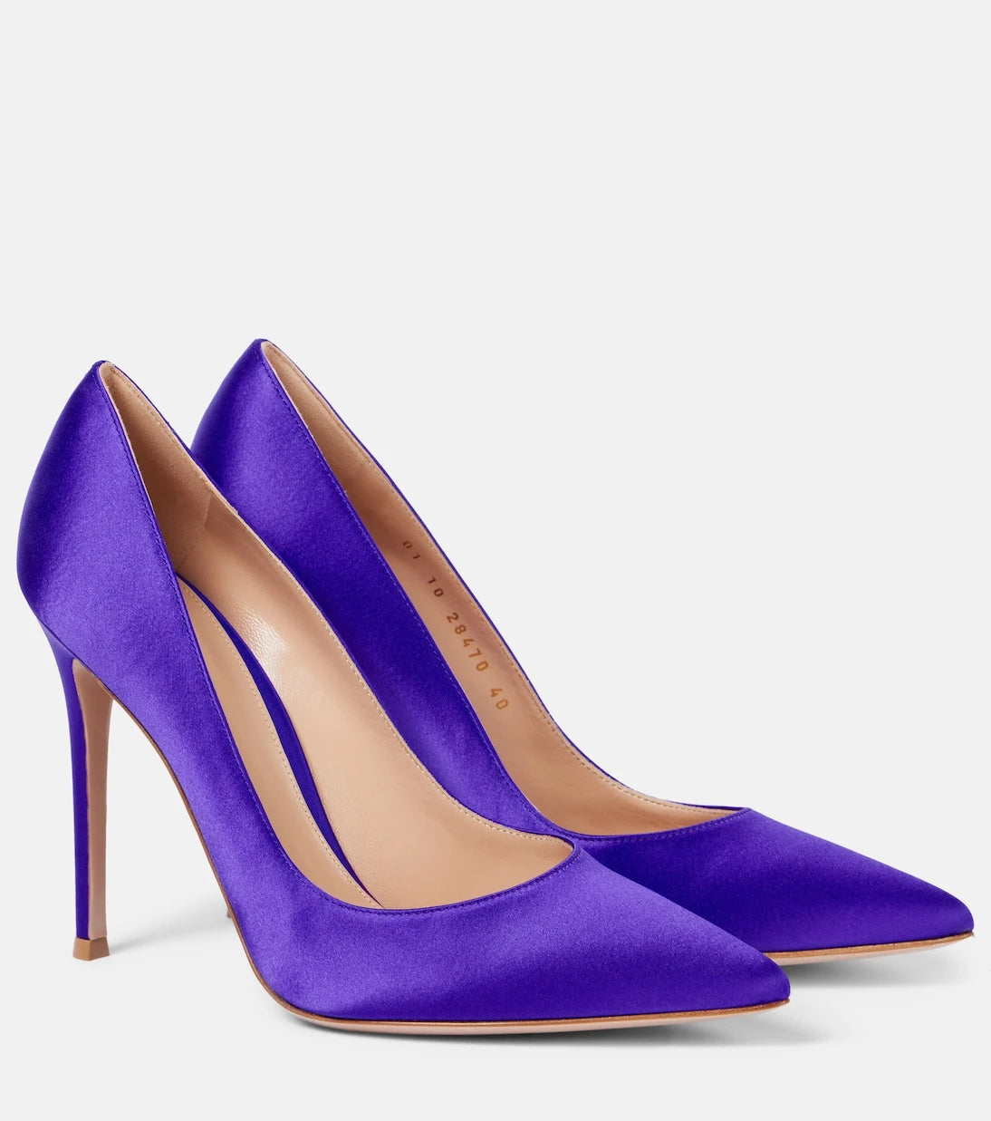 Gianvito Rossi - Gianvito 105 satin crêpe pumps