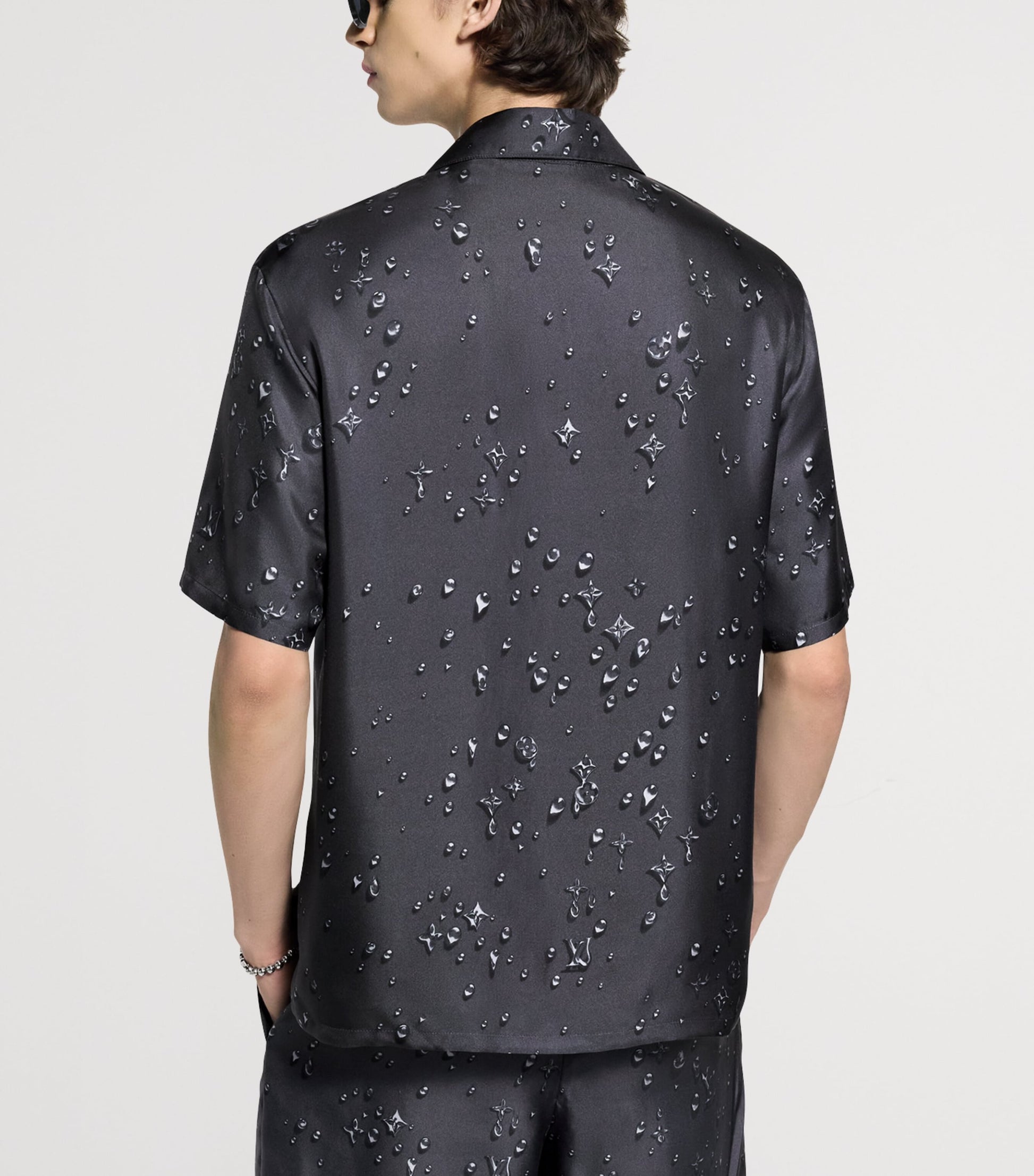 LOUIS VUITTON Silk Twill Monogram Shirt