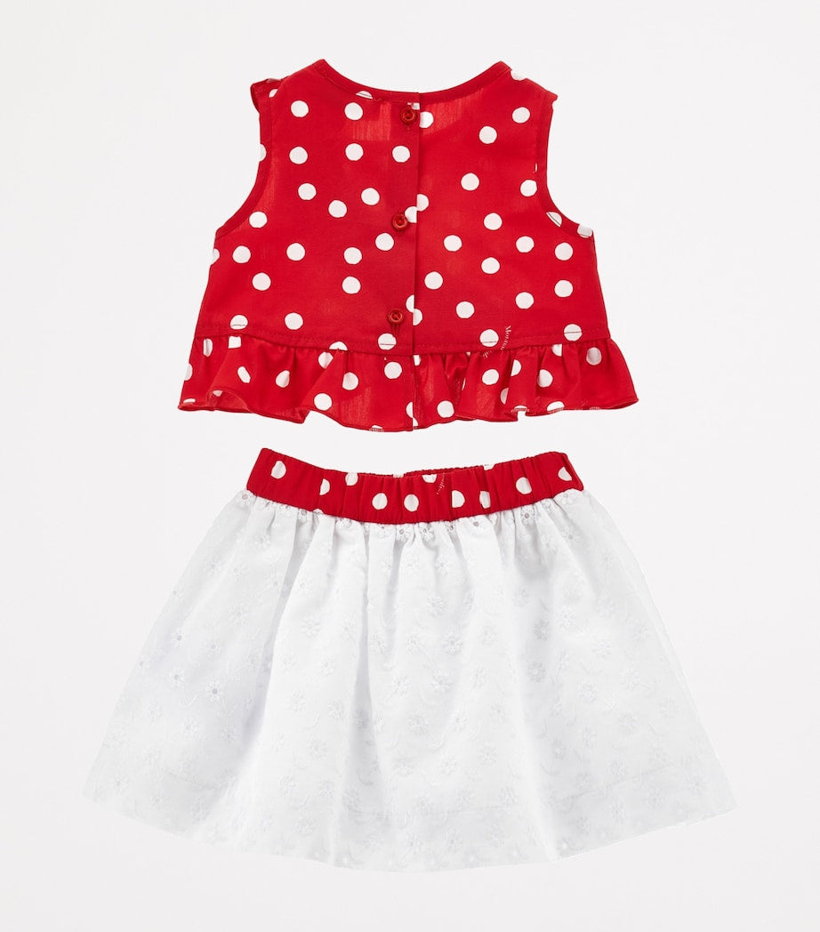 Cotton Top and Skirt Set (3-36 Months)