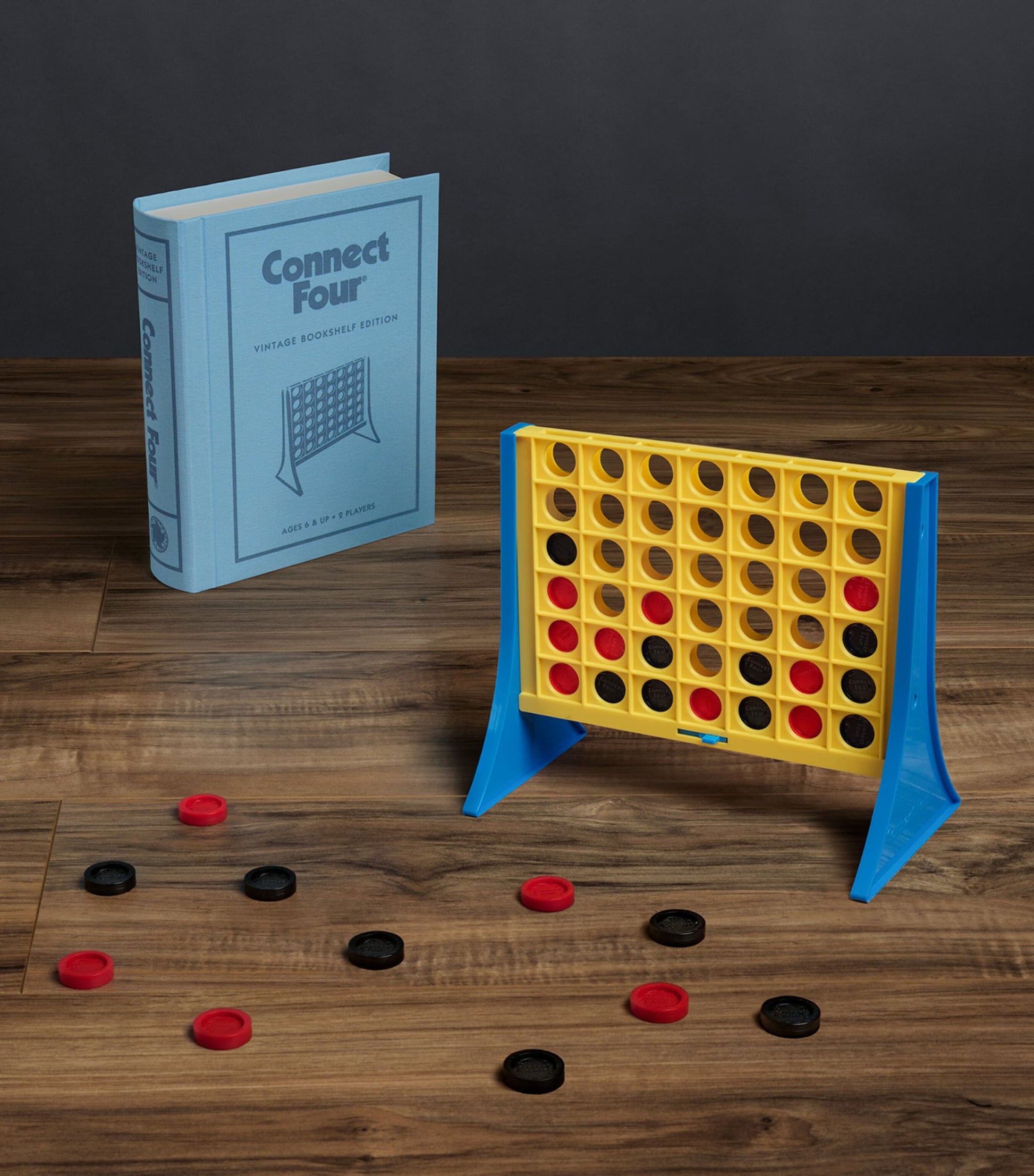 VINTAGE BOOKSHELF Connect Four Board Game