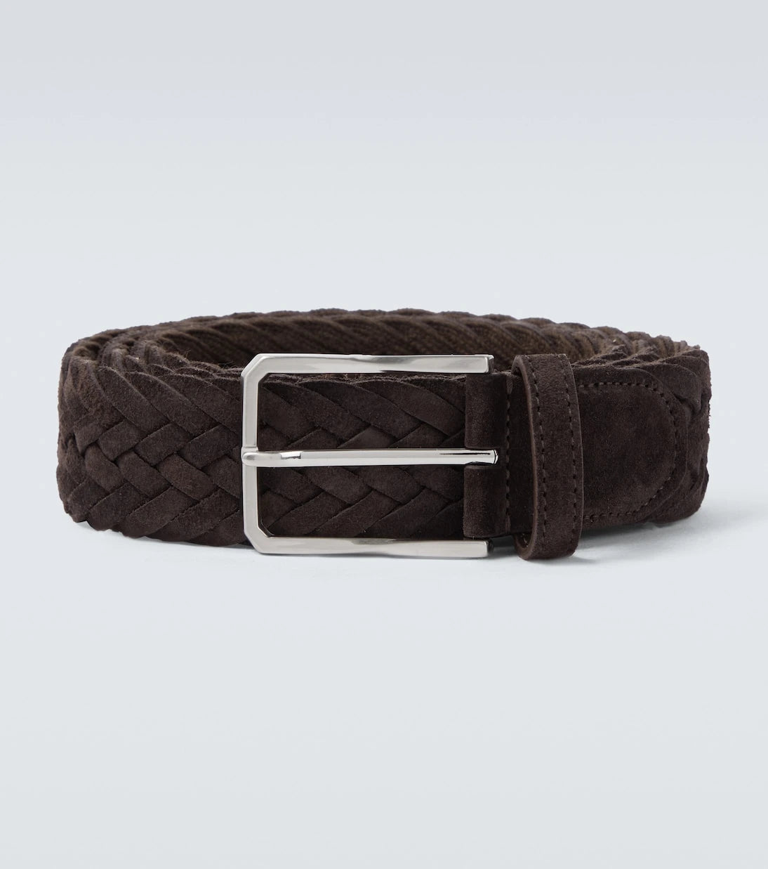 Canali - Braided suede belt