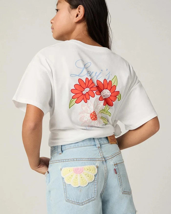 Levi's LEVIS FLORAL OVERSIZED Çocuk Tişörtü