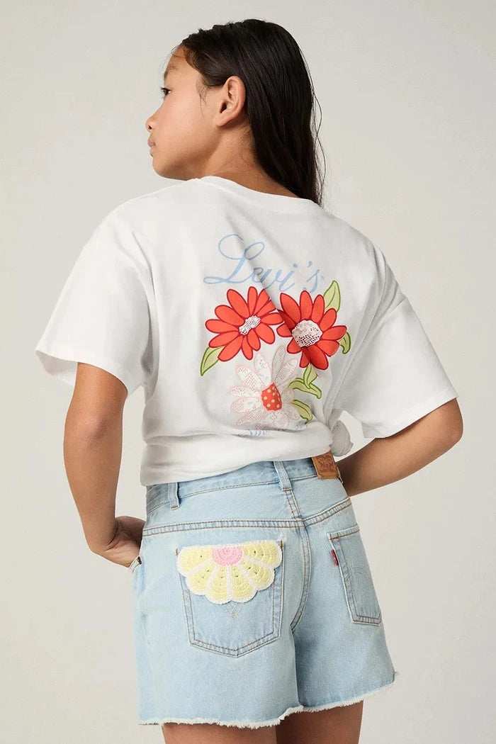 Levi's LEVIS FLORAL OVERSIZED Çocuk Tişörtü