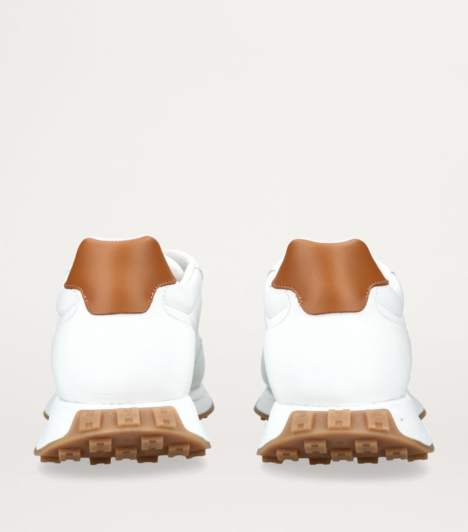 Leather H641 Allacciato Sneakers