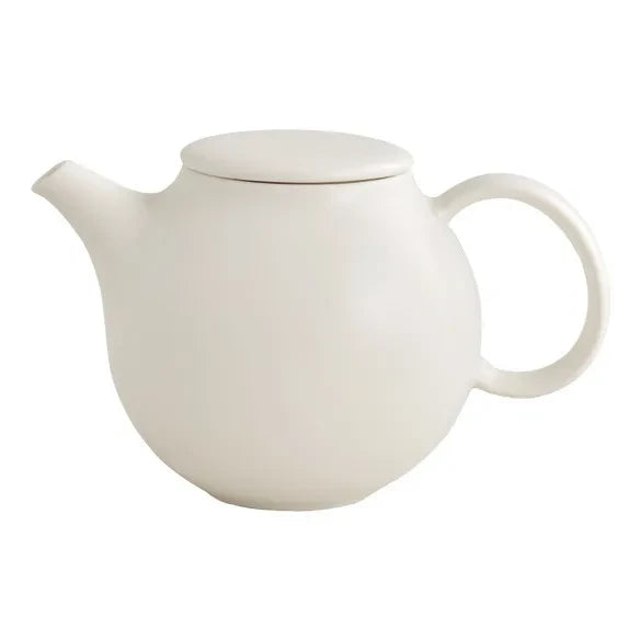Kinto - Pebble Porcelain Teapot - 500ml | White