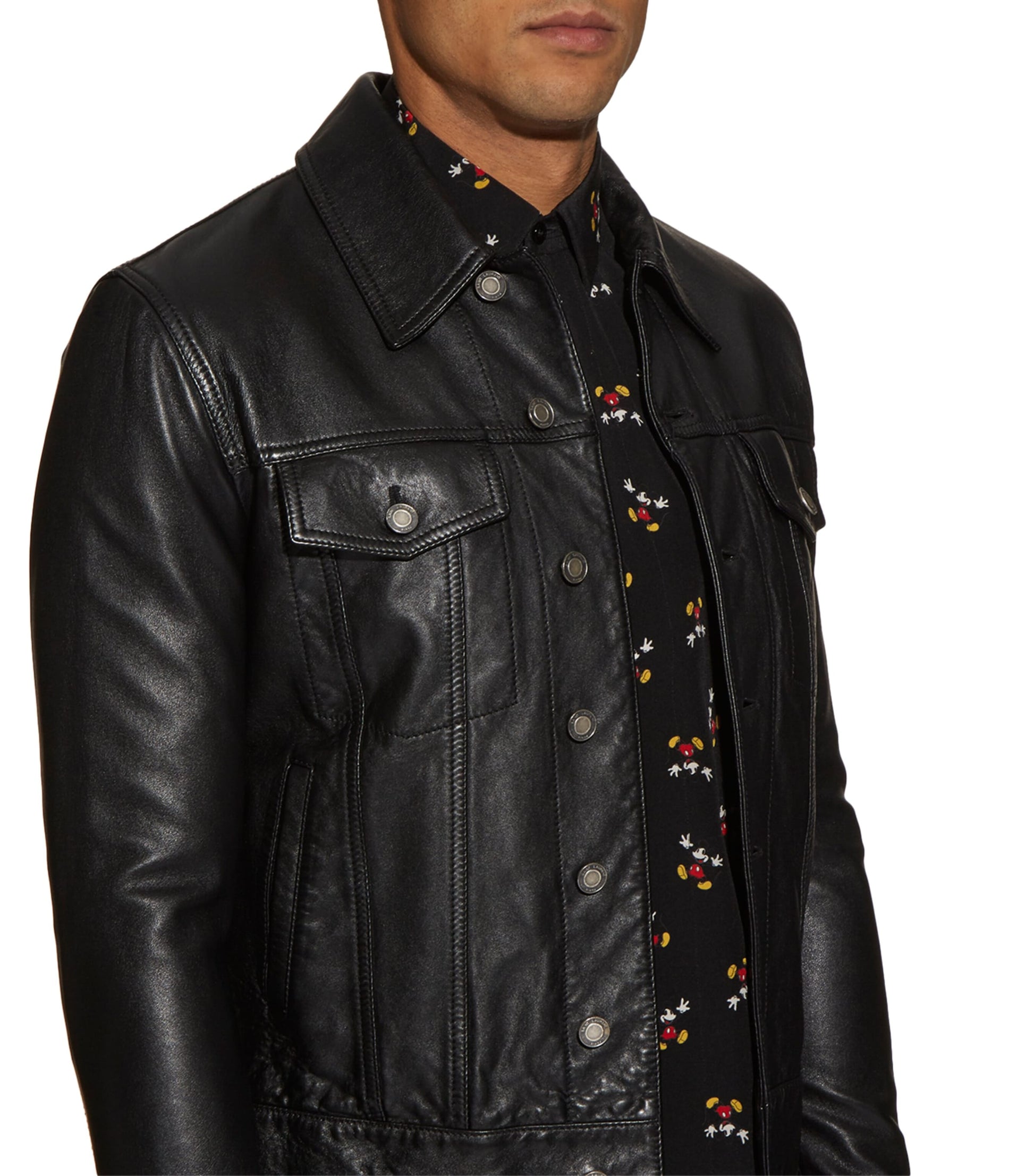 Saint Laurent Leather Jacket