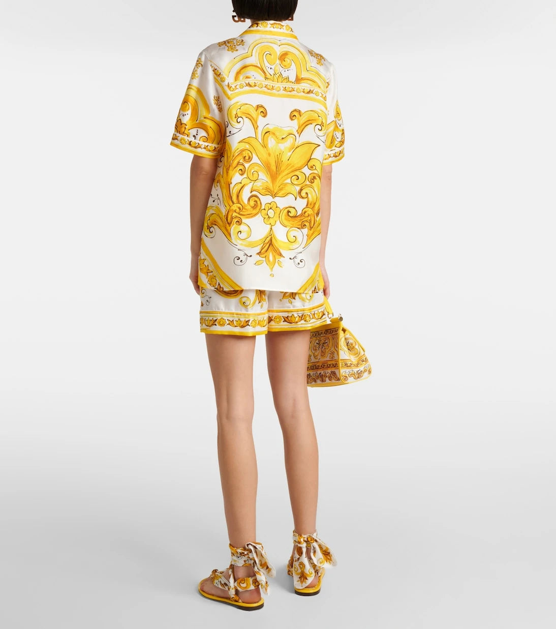 Dolce&Gabbana - Majolica silk twill shirt