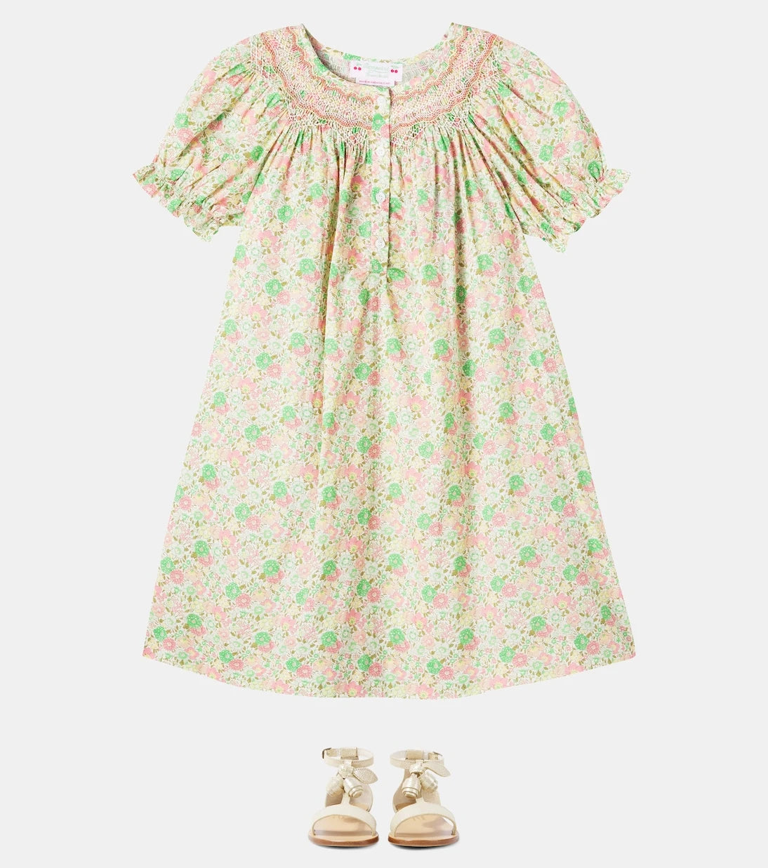 Bonpoint - Jarah floral smocked cotton dress
