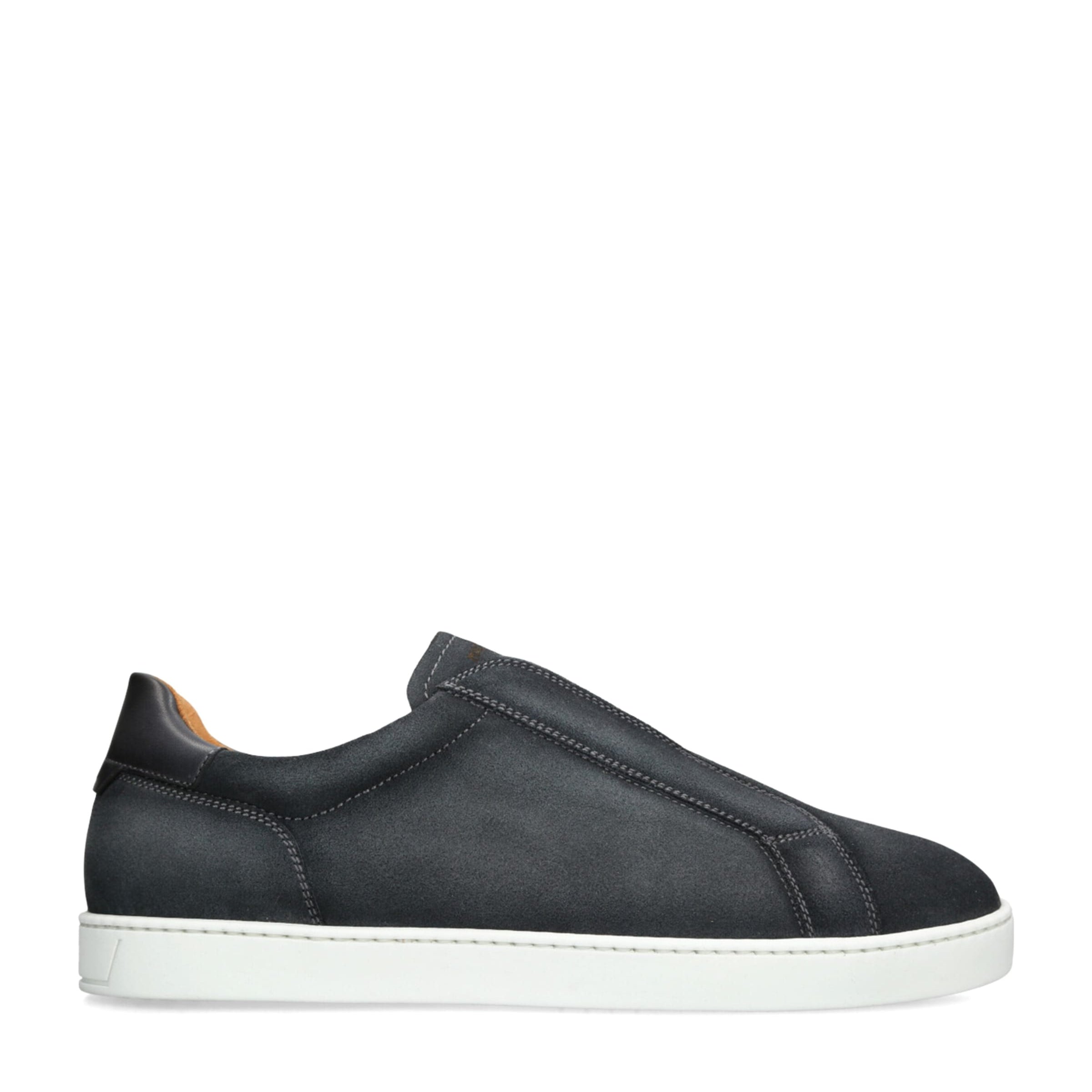 Leather Laceless Sneakers