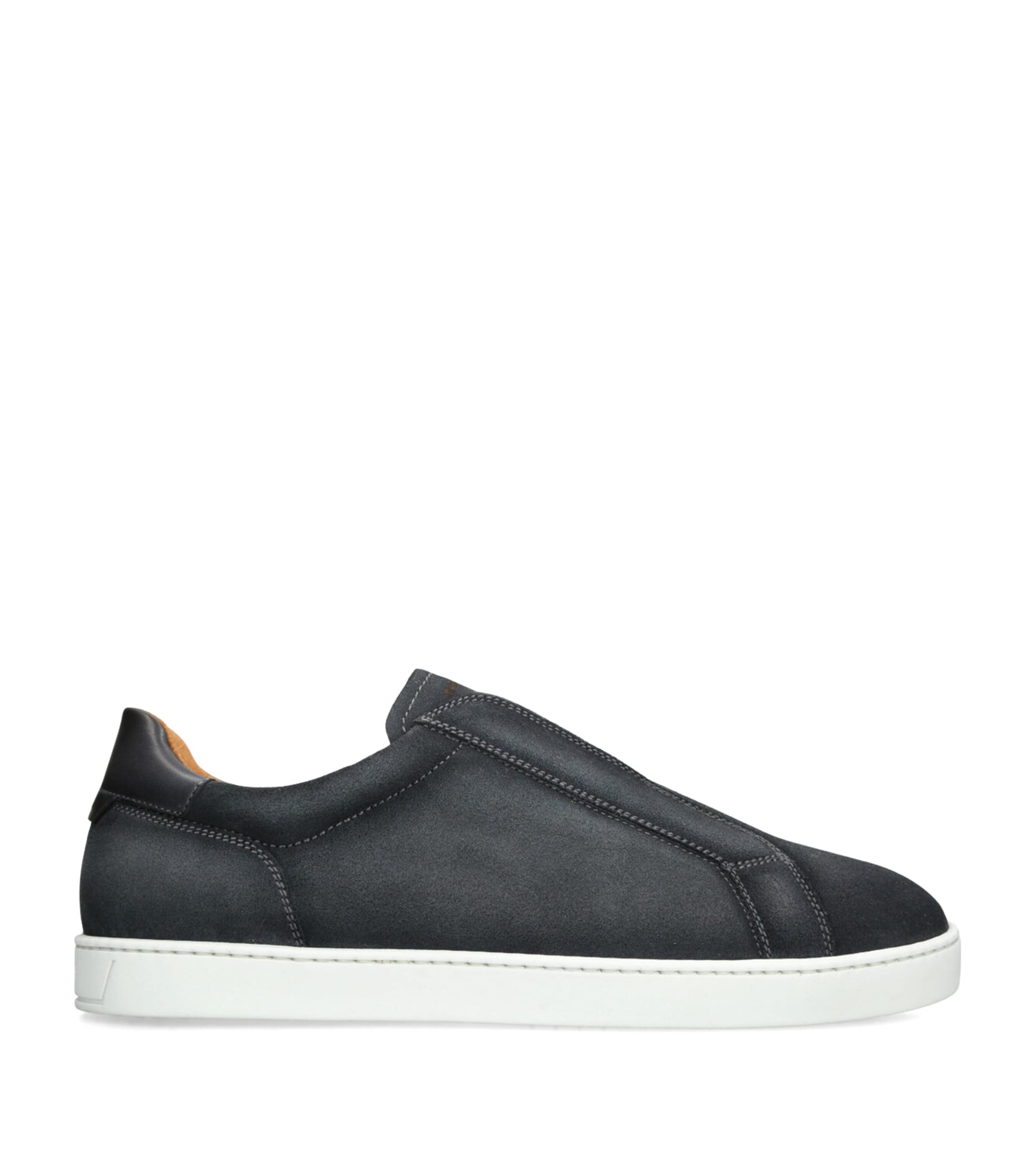 Leather Laceless Sneakers