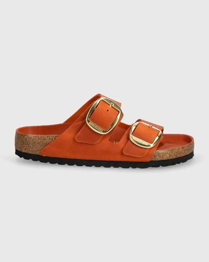 Nubuk Birkenstock Arizona Big Buckle Terlik