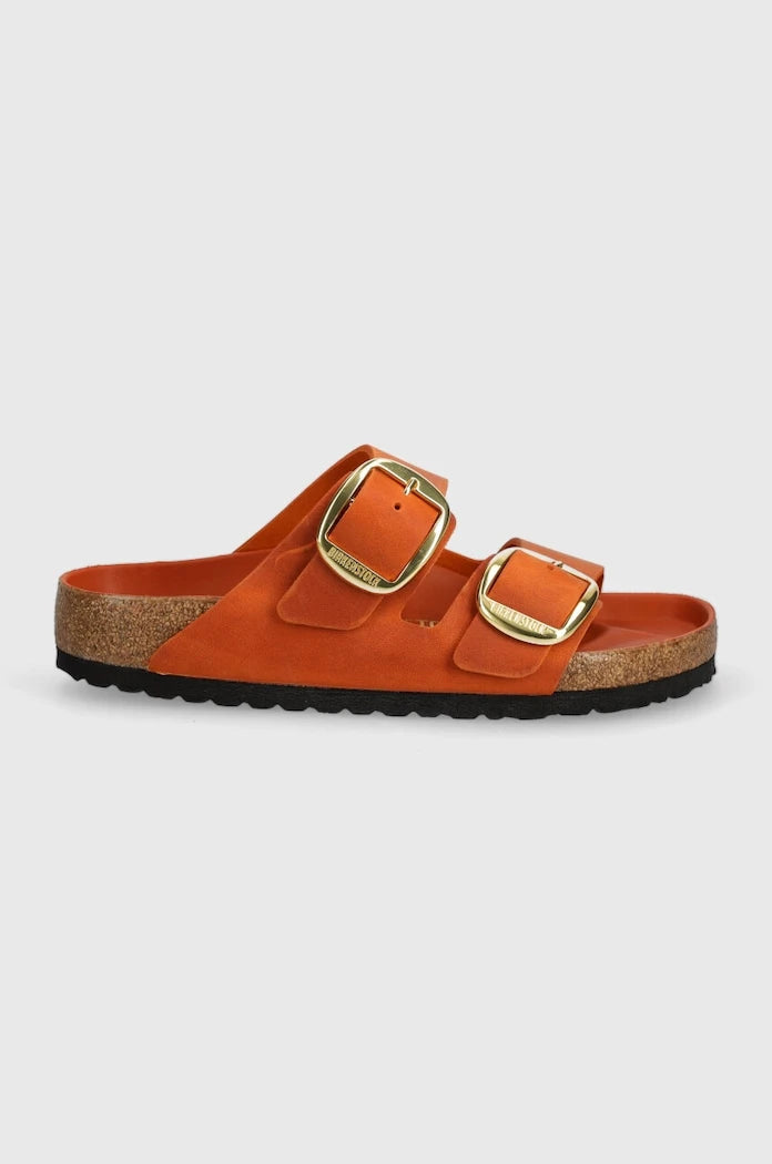Nubuk Birkenstock Arizona Big Buckle Terlik