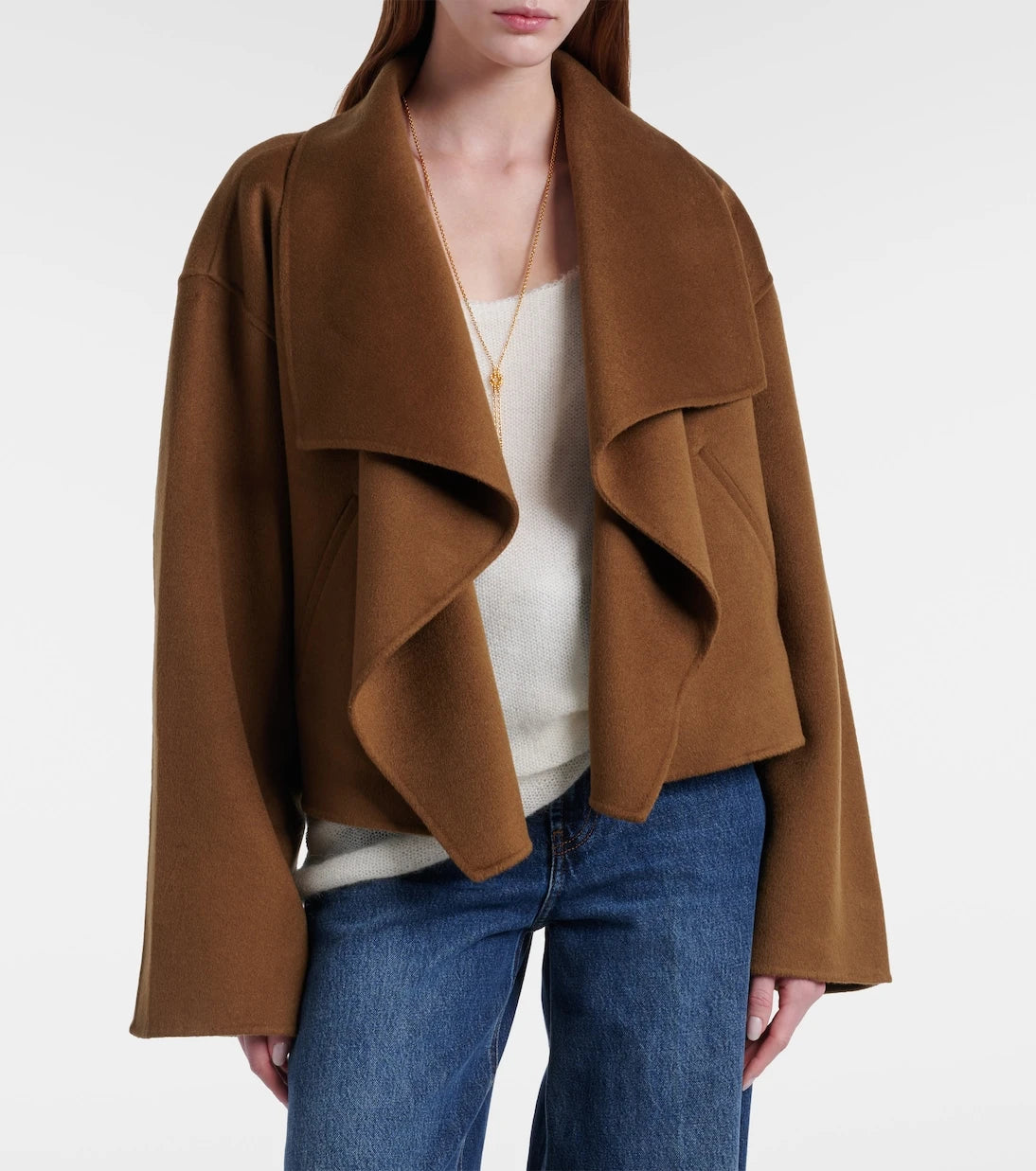 Toteme - Signature cropped wool doublé jacket
