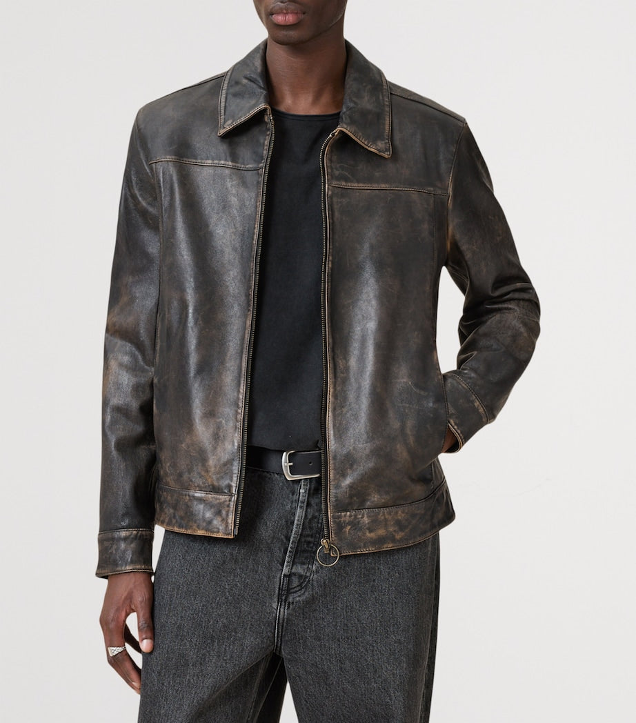 Black Alkan Leather Jacket