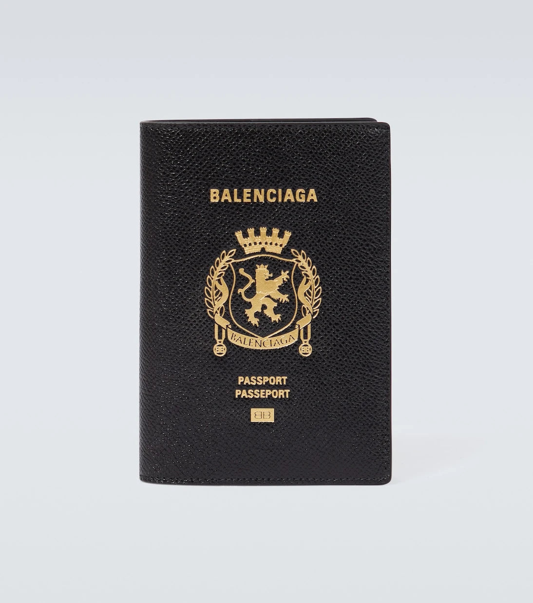 Balenciaga - حامل جواز السفر بالشعار