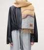 LOEWE Brown Alpaca-Blend Marble Scarf
