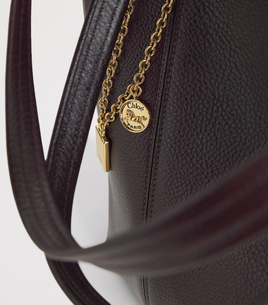 Chloé Medium Leather Spin Tote Bag
