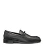 Leather Logo Hardware Loafers