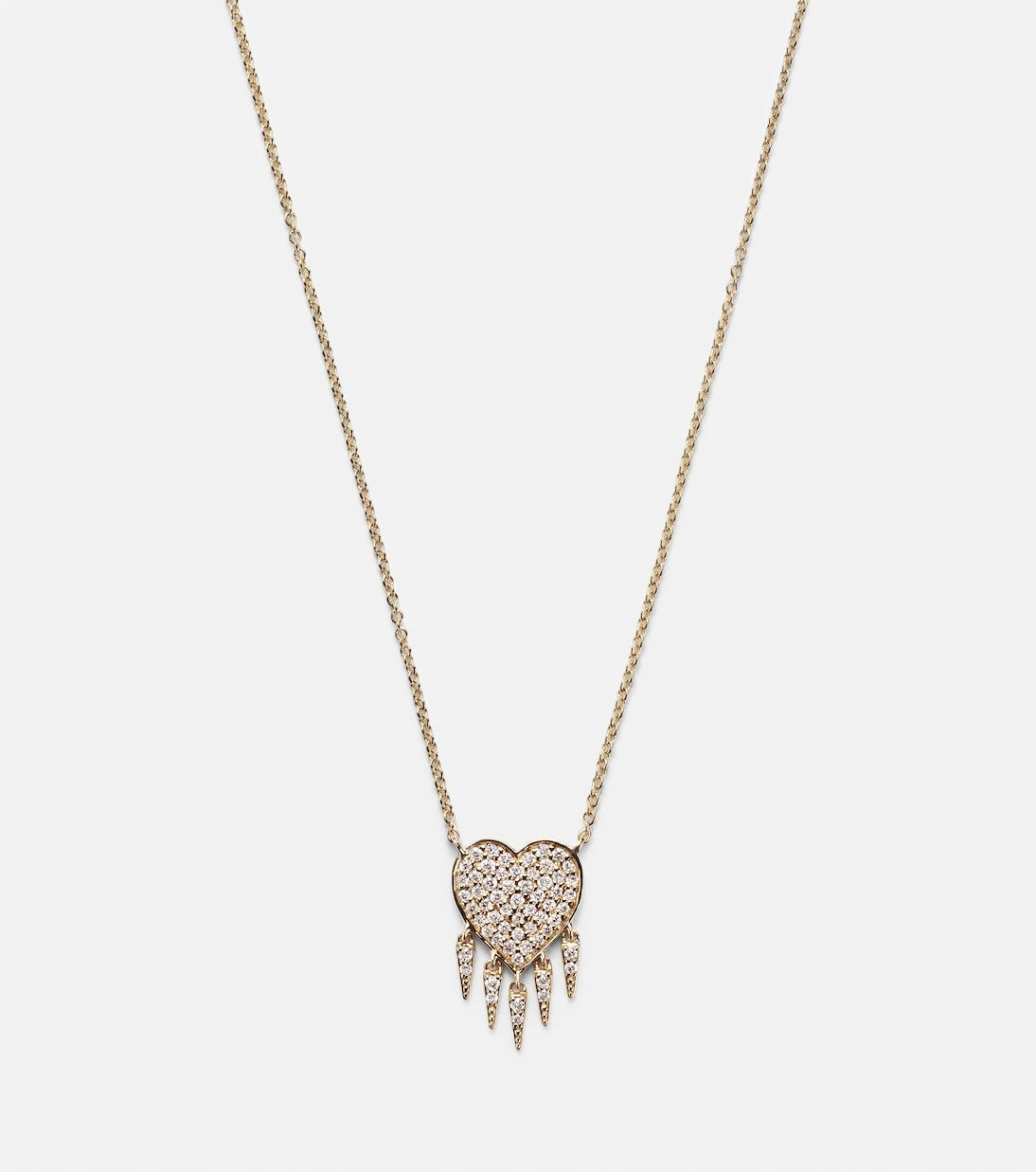 Sydney Evan - 14kt gold necklace with diamonds