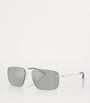 Moncler Silver Steel Doppler ME4003 Sunglasses
