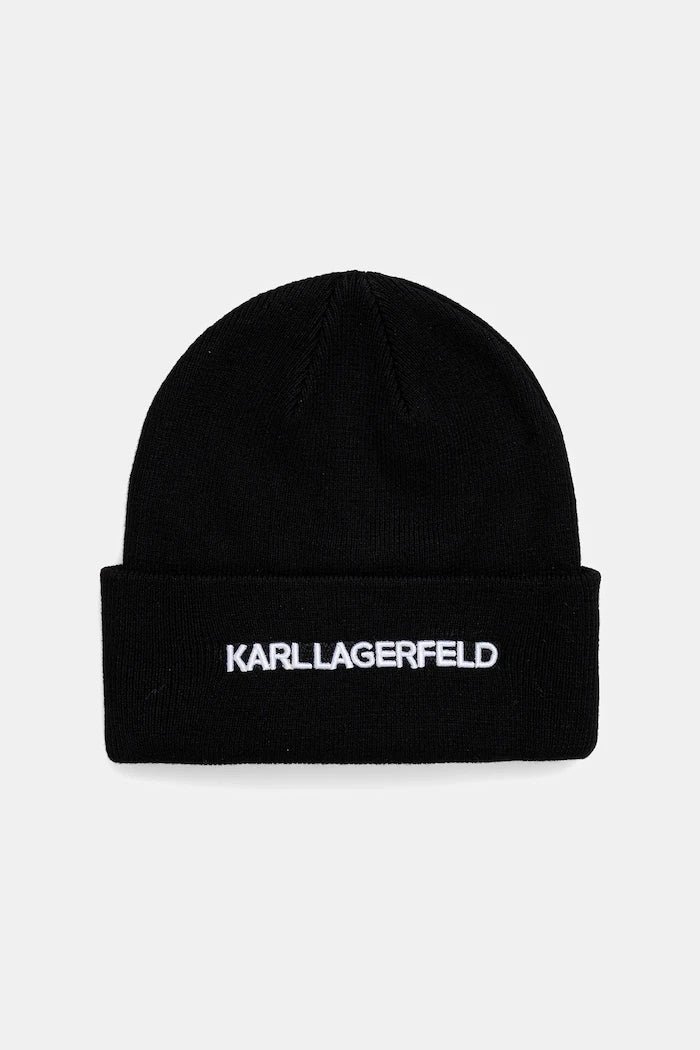 Шапка с вълна Karl Lagerfeld K/ESSENTIAL