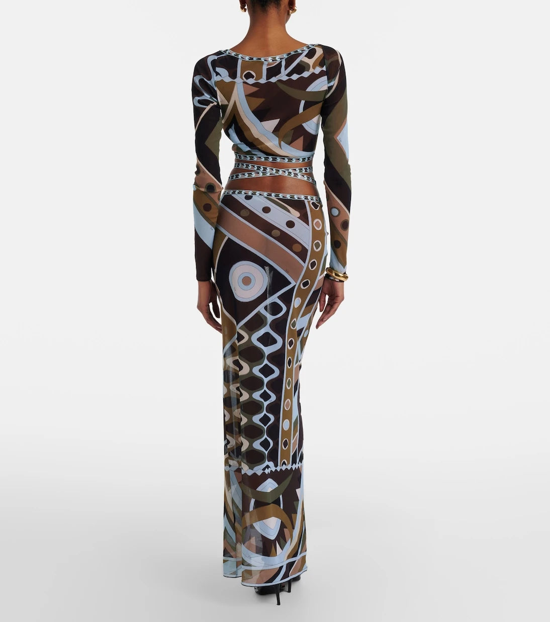 Pucci - Vivara tulle maxi skirt