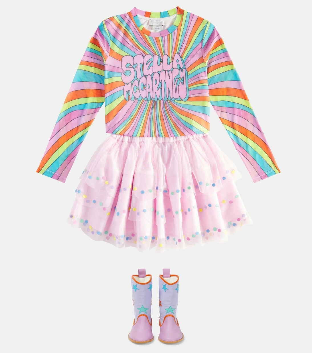 Stella McCartney Kids - تيشيرت التول