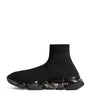 Balenciaga Black Clear Sole Speed 2.0 Sneakers
