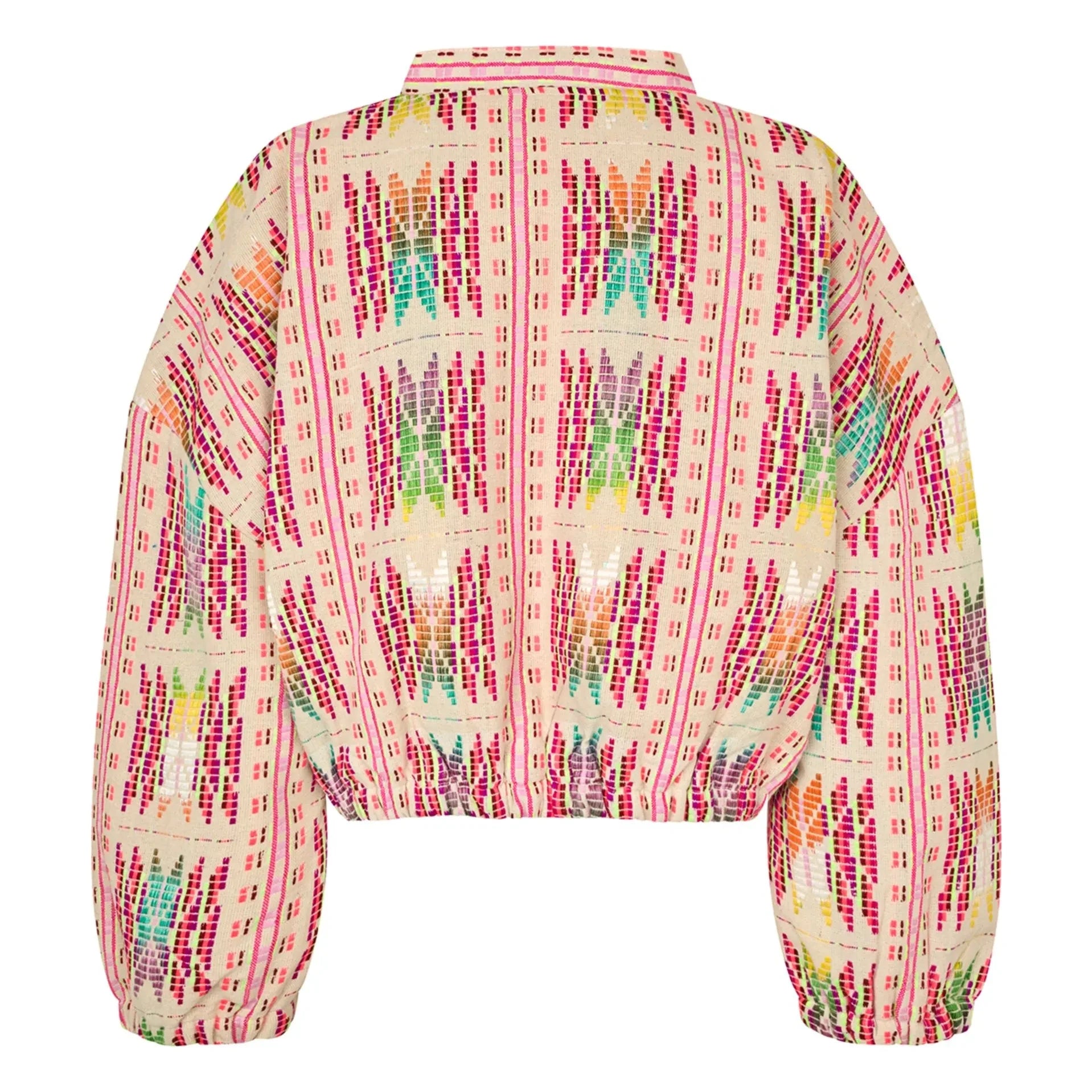 Lollys Laundry - Cotton Llama Jacket | Pink
