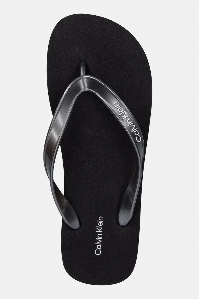Calvin Klein джапанки дамски FLATFORM FLIP FLOP MET TPU