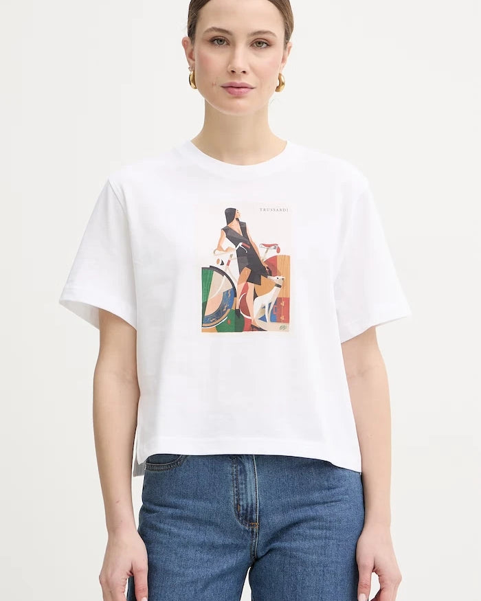 Trussardi Pamuklu Tişört