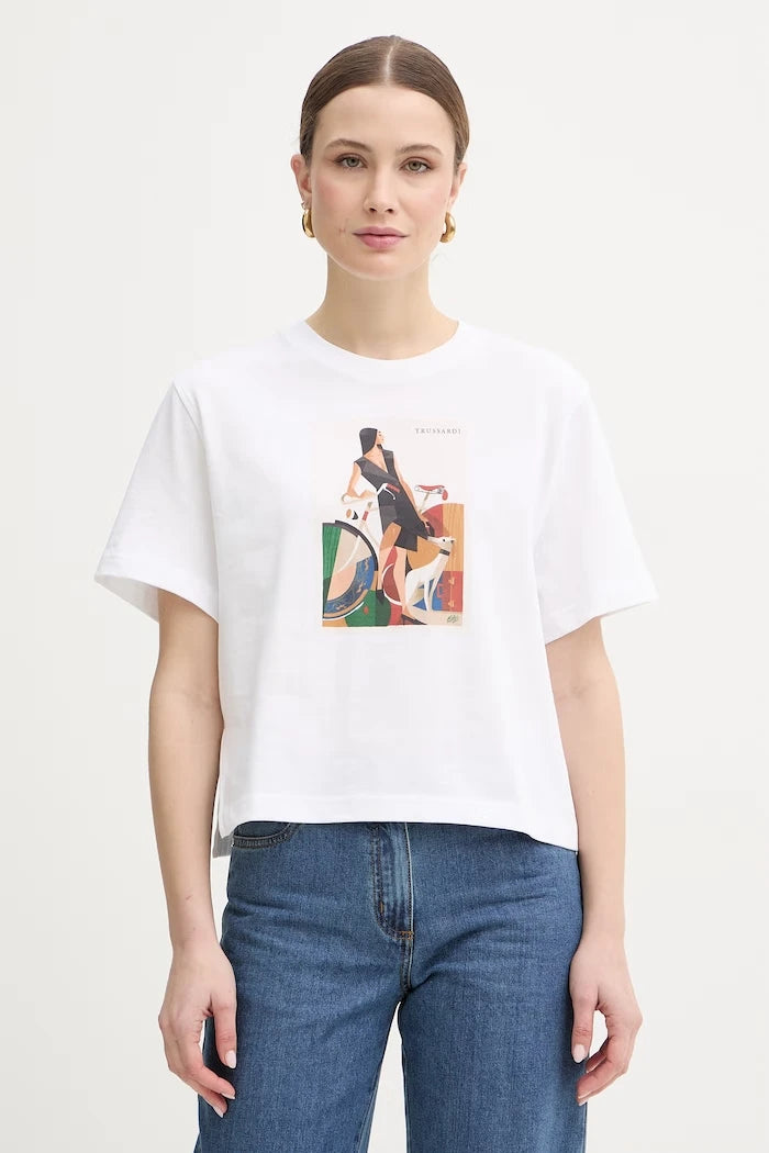 Trussardi Pamuklu Tişört