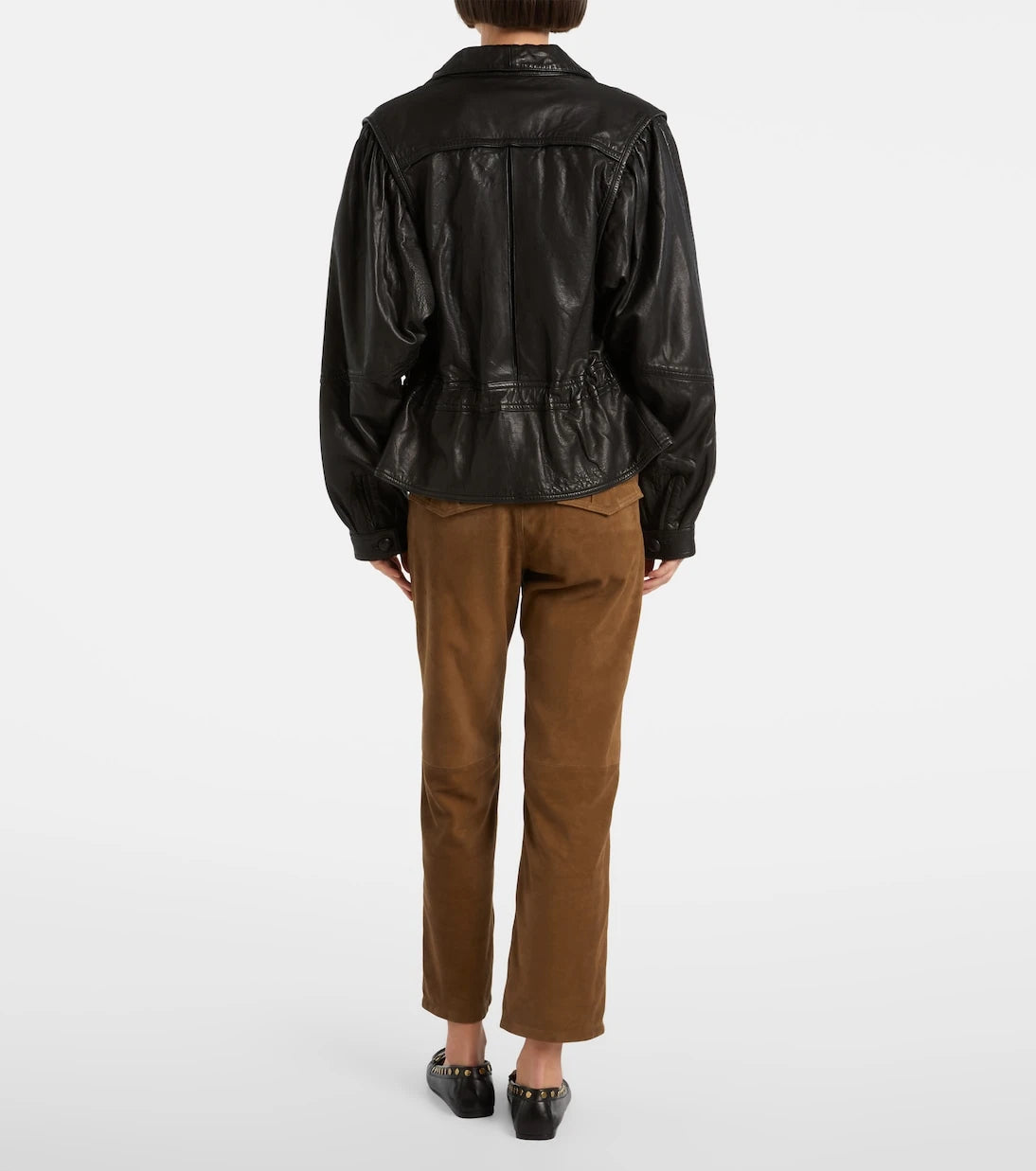 Isabel Marant - Suede straight-leg pants